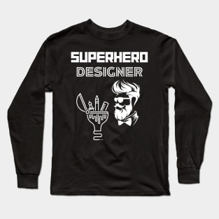 Superhero Designer Long Sleeve T-Shirt